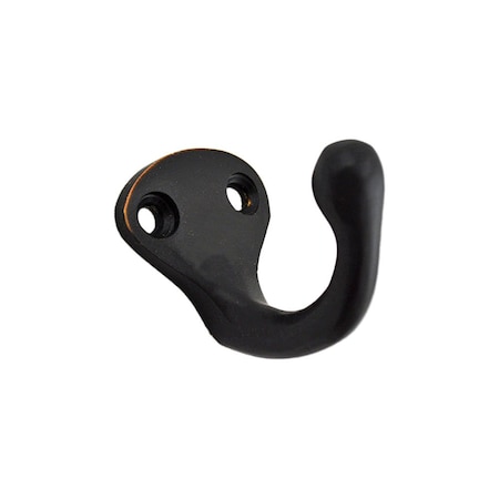 Ives Commercial Solid Brass Single Wardrobe Hook Aged Bronze Finish 581B716